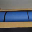 Foam Sleeping Pad for Camping - 1.25-Inch-Thick Waterproof Sleep Pad with Carry Straps for Cots, Tents, or Sleepovers by Wakeman Outdoors (Black)