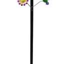 Freestanding Bird Bath for Outside, Metal Birdbath with Removable Bowl and Sturdy Base, 11.5'' Bird Feeder for Outdoors Garden Patio Yard Lawn Decor, Easy to Install(Green)