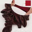 PartyWoo Burgundy Balloons 140 pcs Different Sizes of 18 12 10 5 Inch Dark Chestnut Red Maroon Balloon Arch Kit Garland for Birthday Graduation Anniversary Cherry Casino Party Decorations Red-Y62