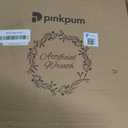 Pinkpum 20'' Eucalyptus Wreath for Front Door, Porch, Window - Green Decor for Home, Farmhouse - Spring, Summer, Fall, All Seasons