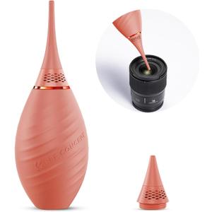 K&F CONCEPT Air Blower, with Long Nozzle/Short Nozzle Switch Design, Single Air Intake Camera Lens Blower, for Digital SLR Lens Sensor LCD Screens Musical Instruments Keyboards Telescope Filters