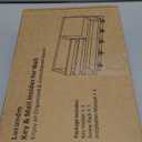 Key Holder Wall Mount, Mail Holder with Storage Drawer and 5 Key Hooks for Coat, Dog Leash, Home Decor Rack, House Accessories, Entry Way Organizer (Standard - 11.8 Inch, Brown)