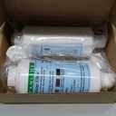 Bidet water filter for electronic bidet seats, Toilet water filter system, compatible with 1/2" 1/4" 3/8" Bidet hose (2 Filters + 2 Adapter)