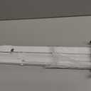 LazBlinds No Tools No Drill 1" Vinyl Mini Blinds, Cordless Blinds for Windows, Light Filtering Horizontal Window Blinds & Shades, 36" W x 48" H, White