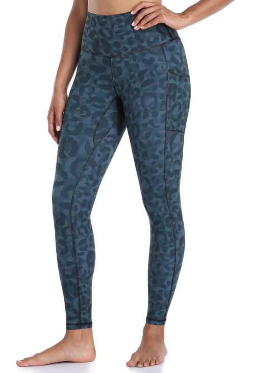 Colorfulkoala Women's High Waisted Yoga Pants 7/8 Length Leggings with Pockets S