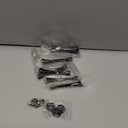 Ravinte Door Stoppers, 6 Pack Black Spring Door Stops with Rubber Bumper, Door Stoppers for Bottom of Door