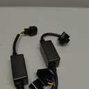 2pcs H13 to H4 Warning Error Decoder, Anti Flicker Harness Canceller Canbus Decoder for LED Headlights H4 H13 Adapters-1 Pair