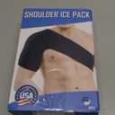 Fittest Pro Shoulder Ice Pack Wrap, HSA or FSA Eligible, Reusable Cold Therapy Wrap for Tendonitis, Swelling, Rotator Cuff, and Recovery - Shoulder Brace Compression Sleeve