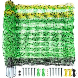 Electric Fence Netting, 42.5" H x 164' L, Portable Movable Livestock Nets Mesh for Goats, Sheep, Hogs, Dog, All-Purpose Electric Fencing for Backyards, Homesteaders, Farms Ranches, and Gardens