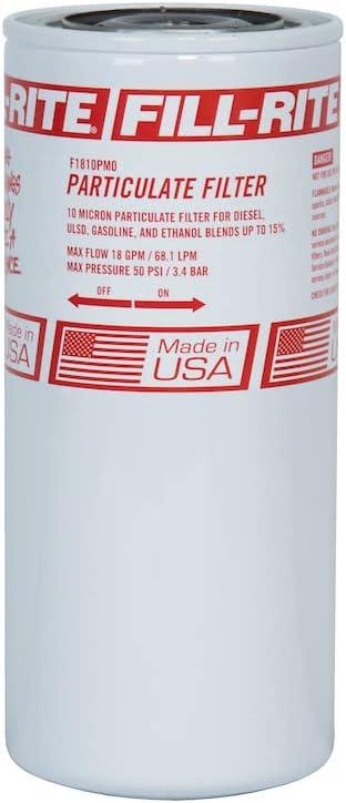 Fill-Rite F1810PM0 3/4" 18 GPM (68 LPM) 10 Micron Particulate Spin-On Fuel Filter