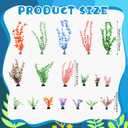 Outus 18 Pcs Under The Sea Party Decorations Ocean Theme Birthday Party Decorations 4" 12" 14" Artificial Fake Seaweed Plants Table Centerpiece for Summer Underwater Fish Tank Lifelike Decor