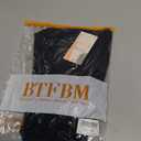 BTFBM Spring Tops for Women Trendy Sleeveless Ruched Going Out Top Solid Tank Blouses Basic T Shirts Fashion Clothing (Black, L)