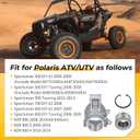 M MATI Left Hand Wheel Carrier with Bearing Kit for Polaris Sportsman 500 700 800 2006-2013 RZR 800 2008-2014 5134984 3514635 3585502 7710440