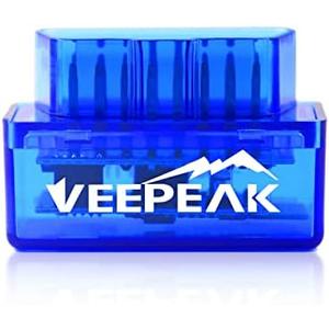 Veepeak Mini Bluetooth OBD II Scanner for Android (Incompatible with iOS), Car Wireless Check Engine Light Code Reader and Diagnostic Tool