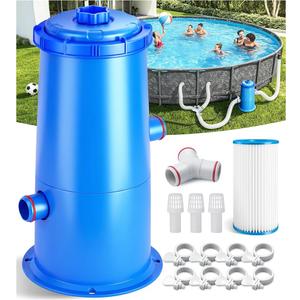 DeeprClean 1000 GPH Pool Filter Pump for Above Ground Pools with GFCI-Blue
Type A/C Cartridge Filter Pump System, Safety ETL Listed Above Ground Pool Pump, Improved Water Circulation & Filtration