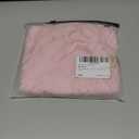 Verdusa Women's Hollow Out Shell Appliques Cami Tie Back Knit Crop Halter Top Pink Large