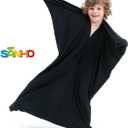 SANHO Sensory Sock Body Sock,Small,Perfect for Children with Sensory Processing Disorder,Updated Version,Black