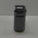 UUJOLY Plastic Small Trash Can Wastebasket, Garbage Container Basket for Bathrooms, Laundry Room, Kitchens, Offices, Kids Rooms, Dorms, 3.5 Gallon, 3.5 Gallon, Grey