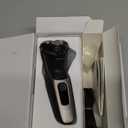 Philips Norelco Shaver 3000 Series, Wet and Dry Electric Shaver, P-Cap, Travel Pouch, Ash Gold, Model S3242/90