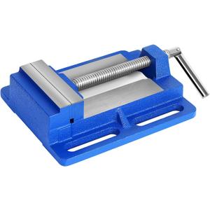 Forward Q193A 3 Inch Drill Press Vise Portable Bench Vise with Slotted Base, 3" Jaw Width