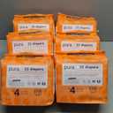 Pura Sensitive Skin Baby Diapers | Size 4 (18-31 lbs) | Hypoallergenic, Totally Chlorine Free, Fragrance Free, Up to 12-Hour Leak Protection | 6 Packs of 22 (132 Diapers)