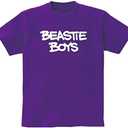 Official Beastie Boys Logo T-Shirt purple medium