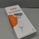 2-in-1 Dog Dryer with Slicker Brush for Small Dogs and Cats, Pet Hair Dryer, Dog Blow Dryer for Grooming with 300 Watts, 75-85 dB, Adjustable Temperature, Overheat Protection