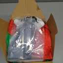 6FT Christmas Inflatable Decoration, Built-in LED Lighting Gingerbread Man Snowman Gift Box, Suitable for Inflatable Decoration in Outdoor Courtyards, Indoor Gardens and Lawns