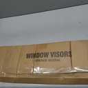 Window Visors Rain Guards for 2024 2025 2026 Toyota Tacoma Double Cab, Out-Channel Window Vent Wind Deflectors Visors Shades for 24 25 26 Tacoma 4 Full-Size Cab