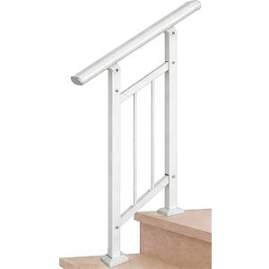 Hand Rails for Outdoor StepsStair Handrail & Indoor Stair Railing KitRailings for Outdoor Steps for Fence & Outdoor Steps (2 Step-White)