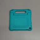 DJ&RPPQ Kids Tablet Case for 8-inch Devices - Incompatible With iPad Samsung, Lightweight Shockproof Case With Handle Stand - Turquoise