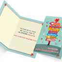 6 x Valentines Cards for Daughter | Funny Daughter Valentines Cards Gifts from Dad Mom Parent with Printed Message Inside