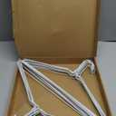 30 Pack Metal Wire Hanger, 18-inch Clothes Hangers in Bulk, Wire Hangers for Clothes, Metal Coat Hangers for Standard Size Shirts, Suits, Pants, Skirts, Coats, Ultra Thin Space Saving White