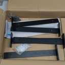 6 Pack Floating Shelf Brackets,14 inch Heavy Duty Industrial Shelf Bracket, Black Metal L Brackets for Shelves Support DIY(1/5 Inch Thicked)