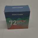 Mogyann Markers for Adult Coloring 72 Coloring Pens Dual Tip Brush Markers for Coloring Books (72 Black)