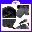 3PCS 2024 2025 2026 Honda CR-V CRV Hybrid Accessories Center Console Organizer Tray for 2025 2024 2023 Honda CR-V (Hybrid) Console Organizer 2024 CRV Console Armrest Tray 2025 CR-V Storage Box