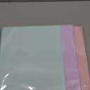 SUNEE 1.5 Inch Binders 3 Ring 4 Pack, Clear View 1 1/2 Inch Binders Three Ring PVC-Free (Fit 8.5x11 Inches) for School or Office Supplies, Assorted Pastel
