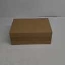 50 Pack Charcuterie Boxes with Clear Lids, 7x5 Inch Paper Bakery Boxes with Window, Disposable Take Out Food Containers for Sandwiches, Strawberries, Cookies, Cupcakes Rectangle-White