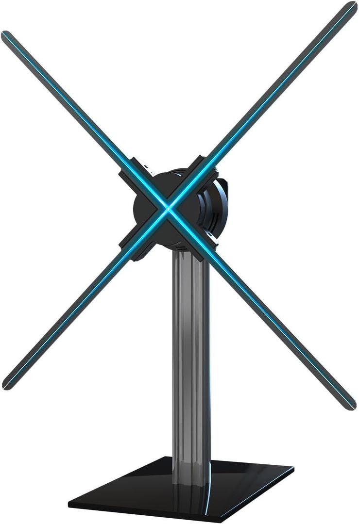 hologram 3D Fan Stand and Multi-Function Base,Suitable for 27.5" Projector or Smaller Fans