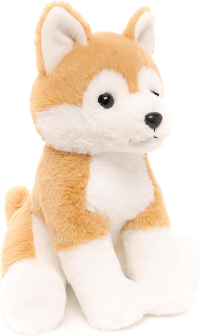 Japanese Akita Shiba Stuffed Animal Plush Toy, 13 inches