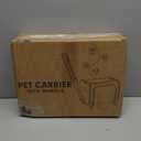 Pet Carrier with Wheels for Cat and Small Dogs: Expandable Airline Approved Rolling Cat Carrier - Cat Carrier Soft for Pets Under 25lbs Travel Plane Trip (Pink)