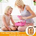 2 Pack Solar Lanterns Outdoor Waterproof Birthdays Gifts for Women Mom Grandma Metal Hanging Hollow Out Garden Decorative Solar LED Light for Yard, Patio, Lawn, Porch, Backyard (Butterfly)