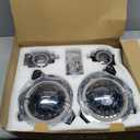 9 Inch LED Headlights 9'' led JL Headlight Z-Shaped Halo DRL with Fog Lights Compatible for 2018-2025 Jeep Wrangler JL JLU Unlimited Sport Rubicon Sahara Gladiator JT DOT