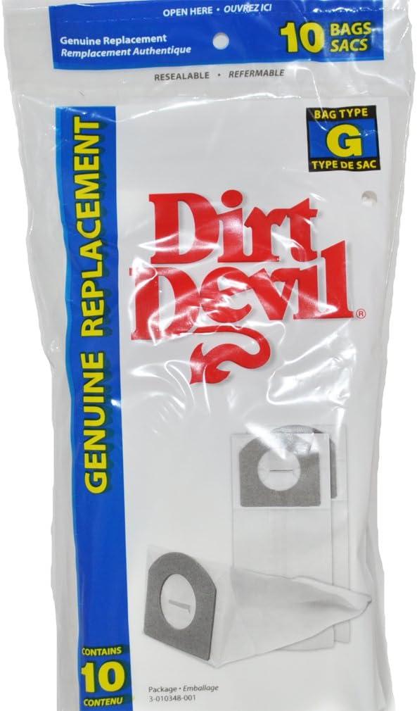 Dirt Devil Hand Vac Style G Paper Vacuum Bags,10 Per Pack