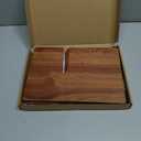 Solid Wooden Book Stand for Desktop Display & Reading 15.7" x 9.4" x 5.7 Extra Large Wood Open Book Holder for Cookbook, Bible, Recipe, Textbook, Magazine (African Sapele)