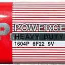 GP PowerCell 9V Heavy Duty 1604P 6F22 battery
