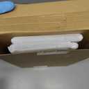 2 Pcs 3-1/8 x 12-3/4 x 3/8 Inch Glass Shower Shelf for Shower Niche Break-Resistant Easy Install Clear Glass Support for DIY Storage Decor