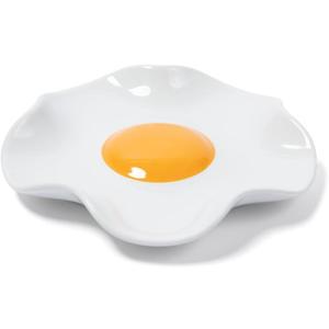 Fried Egg Ceramic Spoon Rest for stove top and kitchen counter | Large and Dishwasher-Safe Sponge holder | Home & kitchen decor | Kitchen Gifts for women | House warming gifts new home