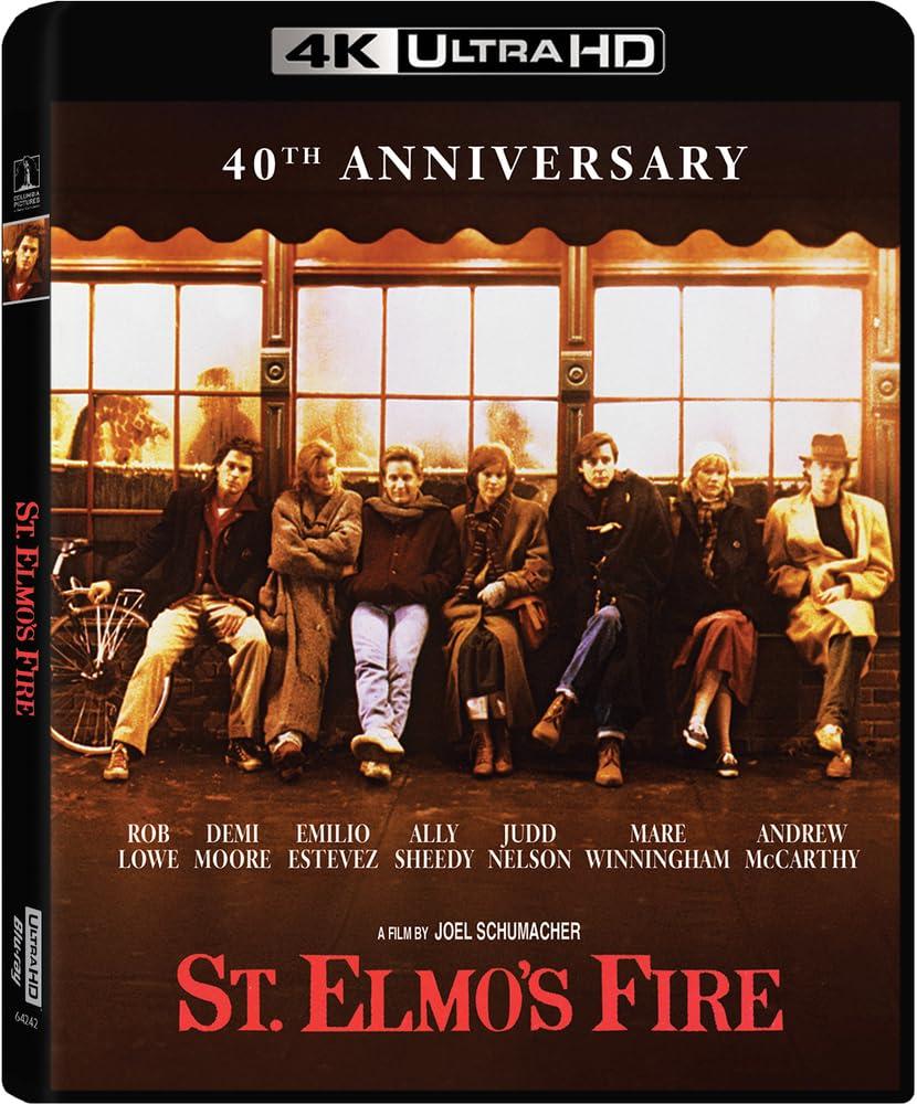 St. Elmo's Fire 4K UHD + Digital Insert], Blu-ray