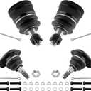 MYSMOT K5208 K6145 Front Upper & Lower Ball Joints for Chevrolet Malibu Blazer Impala S10 Monte Carlo LLV EL Camino GMC Jimmy Buick Lesabre Electra Regal Cadillac Fleetwood, Pack of 4